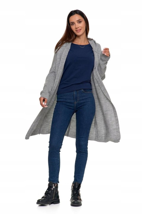 Sweter damski oversize KARDIGAN z KAPTUREM elegancki luźny długi MORAJ Sweter damski oversize KARDIGAN z KAPTUREM elegancki luźny długi MORAJ