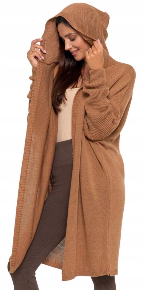 Sweter damski oversize KARDIGAN z KAPTUREM elegancki luźny długi MORAJ Sweter damski oversize KARDIGAN z KAPTUREM elegancki luźny długi MORAJ