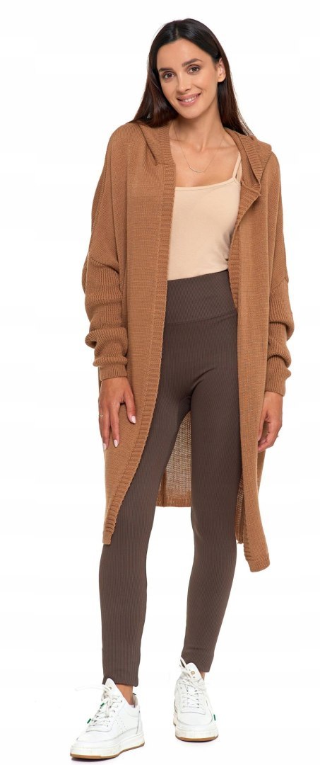 Sweter damski oversize KARDIGAN z KAPTUREM elegancki luźny długi MORAJ Sweter damski oversize KARDIGAN z KAPTUREM elegancki luźny długi MORAJ