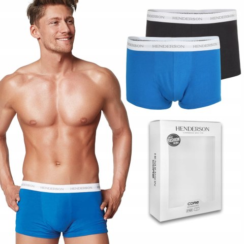 Bokserki męskie 2 PAK SZORTY HENDERSON 34949 - M Bokserki męskie 2 PAK SZORTY HENDERSON 34949 - M