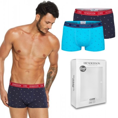 Bokserki męskie 2 PAK SZORTY HENDERSON 37822 - XXL Bokserki męskie 2 PAK SZORTY HENDERSON 37822 - XXL