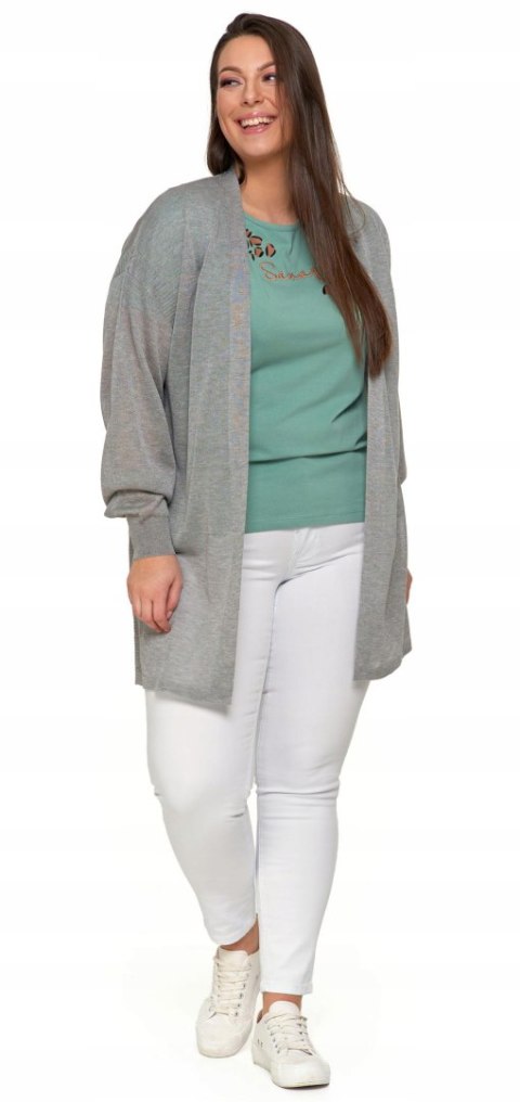 Kardigan damski cienki przewiewny Letnia Narzutka Sweterek MORAJ - XXL/3XL Kardigan damski cienki przewiewny Letnia Narzutka Sweterek MORAJ - XXL/3XL