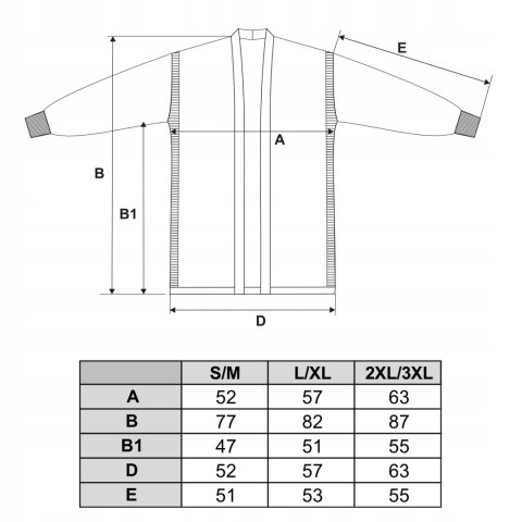 Kardigan damski cienki przewiewny Letnia Narzutka Sweterek MORAJ - XXL/3XL Kardigan damski cienki przewiewny Letnia Narzutka Sweterek MORAJ - XXL/3XL