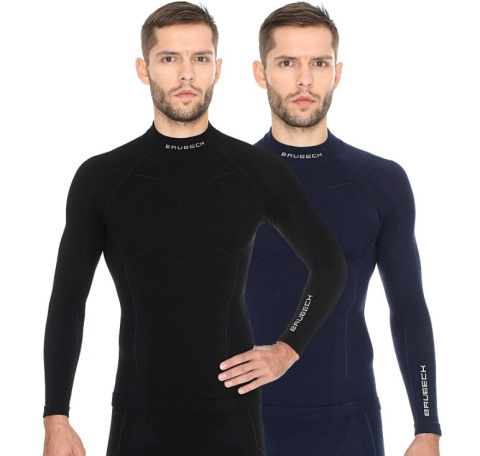 Brubeck Bluza męska Merino Wool długi rękaw LS11920 Brubeck Bluza męska Merino Wool długi rękaw LS11920