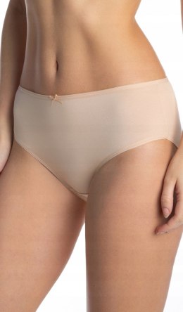 Majtki Damskie Bawełniane Figi Bikini 3 PARY Klasyczne LAMA Beżowe - 3XL