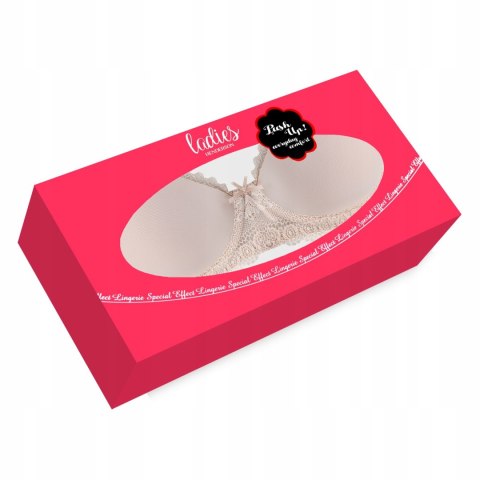 Biustonosz PUSH-UP koronkowy stanik regulowany HENDERSON KASSIDY - 85E