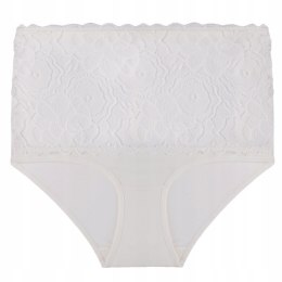 Figi Damskie Koronkowe BAWEŁNIANE Maxi Bikini MORAJ 3-PAK - L