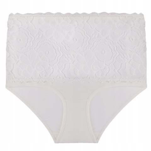 Figi Damskie Koronkowe BAWEŁNIANE Maxi Bikini MORAJ 3-PAK - L