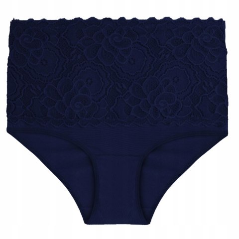 Figi Damskie Koronkowe BAWEŁNIANE Maxi Bikini MORAJ 3-PAK - L