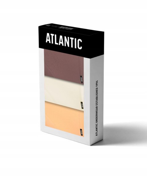 Figi damskie bawełniane 3 PARY majtki klasyczne ATLANTIC 3LP-193 - XL Figi damskie bawełniane 3 PARY majtki klasyczne ATLANTIC 3LP-193 - XL