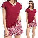Piżama damska BAWEŁNIANA krótki rękaw HENDERSON S