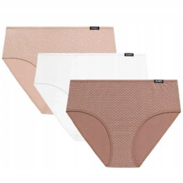 Figi damskie 3 PARY bawełniane majtki ATLANTIC 3LP-211 - XL