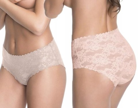 Majtki KORONKOWE damskie figi bezszwowe JULIMEX BELLIE - XL