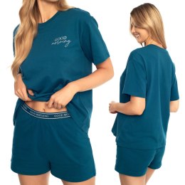 Piżama damska letnia 100% BAWEŁNA z krótkim rękawem HENDERSON ABSTRACT - XL