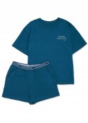 Piżama damska letnia 100% BAWEŁNA z krótkim rękawem HENDERSON ABSTRACT - XL