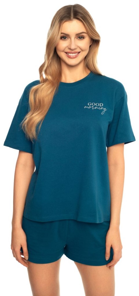 Piżama damska letnia 100% BAWEŁNA z krótkim rękawem HENDERSON ABSTRACT - XL Piżama damska letnia 100% BAWEŁNA z krótkim rękawem HENDERSON ABSTRACT - XL