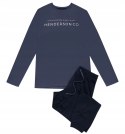 Piżama męska 100% BAWEŁNA z długim rękawem HENDERSON JUMPER - XL