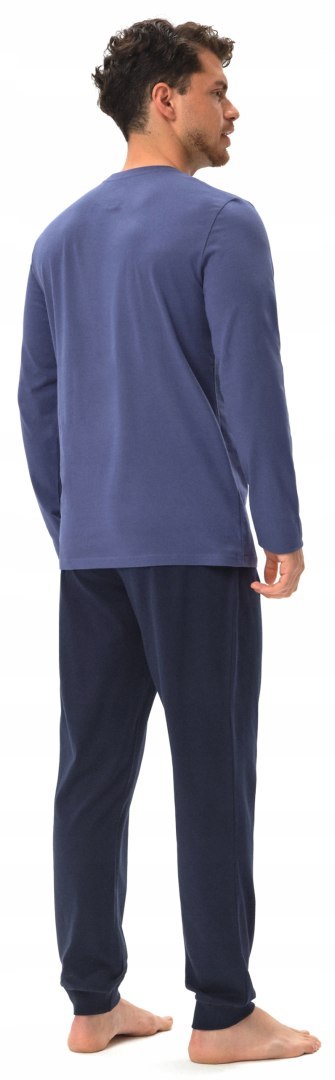 Piżama męska 100% BAWEŁNA z długim rękawem HENDERSON JUMPER - XL Piżama męska 100% BAWEŁNA z długim rękawem HENDERSON JUMPER - XL