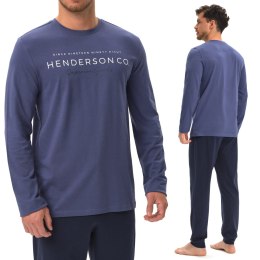 Piżama męska 100% BAWEŁNA z długim rękawem HENDERSON JUMPER - L