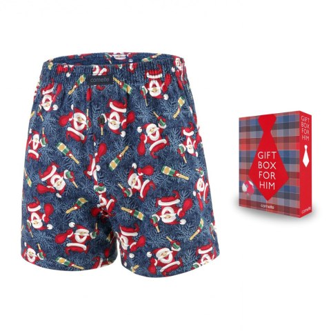 Bokserki świąteczne PREZENT CORNETTE 16/16 - XL Bokserki świąteczne PREZENT CORNETTE 16/16 - XL