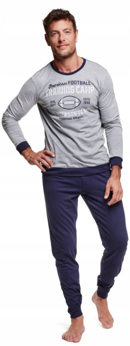 PIŻAMA męska długi rękaw HENDERSON 37307-90X - XXL