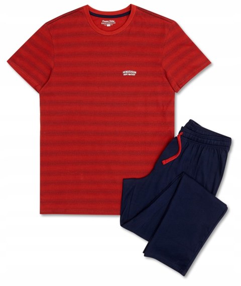 Piżama Męska Krótka Bawełniana HENDERSON TIDE - XL Piżama Męska Krótka Bawełniana HENDERSON TIDE - XL