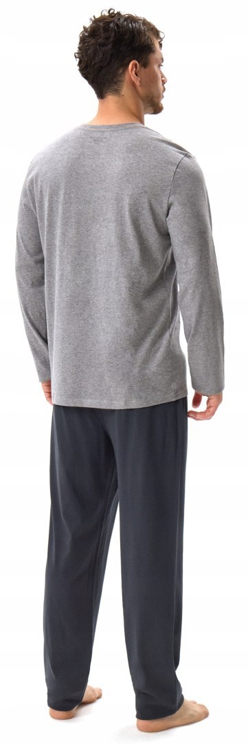 Piżama męska BAWEŁNIANA z długim rękawem HENDERSON JAPAN - XL