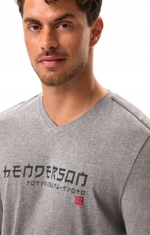 Piżama męska BAWEŁNIANA z długim rękawem HENDERSON JAPAN - XL