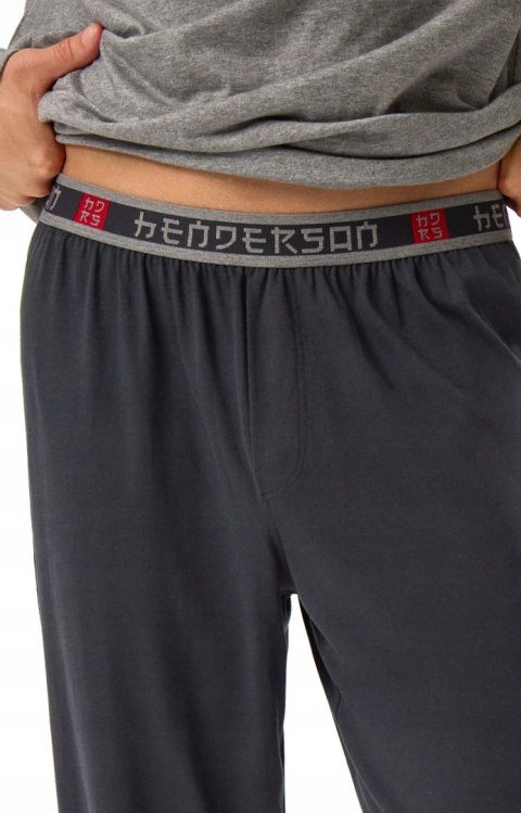 Piżama męska BAWEŁNIANA z długim rękawem HENDERSON JAPAN - XL