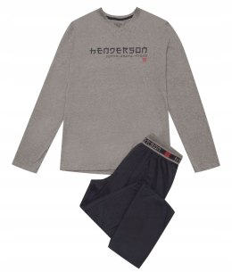 Piżama męska BAWEŁNIANA z długim rękawem HENDERSON JAPAN - M