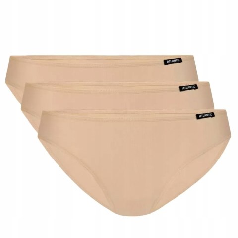 Majtki damskie bawełniane 3 PARY figi sport ATLANTIC 580 - M