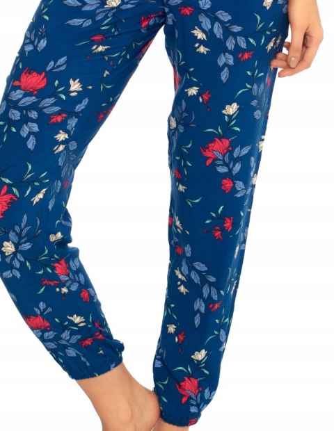 Piżama damska letnia BAWEŁNIANA z krótkim rękawem HENDERSON AVA - XXL