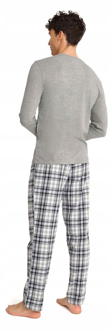 Piżama męska długi rękaw bawełna HENDERSON - XL Piżama męska długi rękaw bawełna HENDERSON - XL