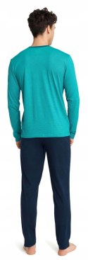 Piżama męska długi rękaw bawełna HENDERSON - XL