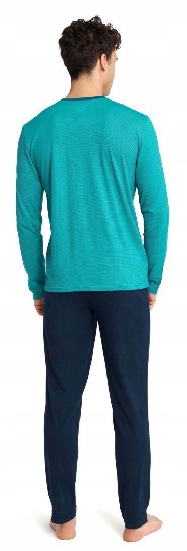 Piżama męska długi rękaw bawełna HENDERSON - XL Piżama męska długi rękaw bawełna HENDERSON - XL