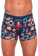 Bokserki bawełniane dopasowane CORNETTE TATTOO - WZORY - XXL
