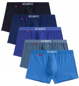 Bokserki męskie 5 PAR sportowe bawełniane ATLANTIC 5SMH-004 - M