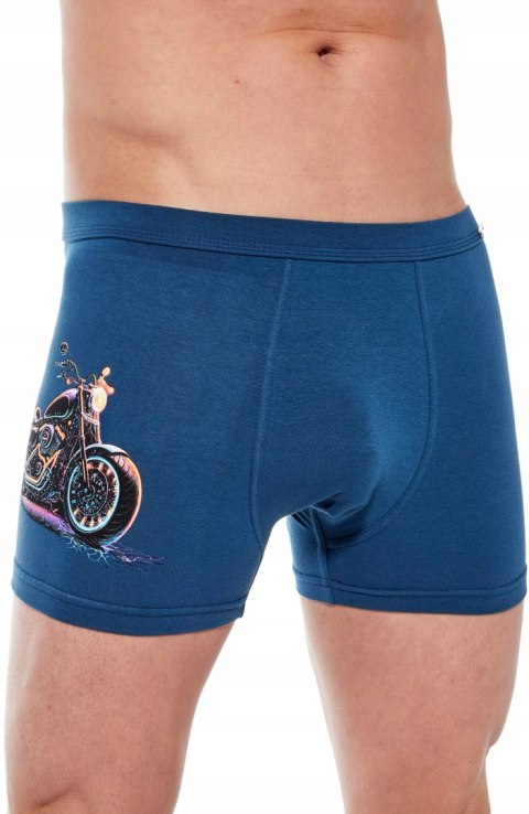 Bokserki męskie z NADRUKIEM szorty bawełniane CORNETTE TATTOO 232 - XXL Bokserki męskie z NADRUKIEM szorty bawełniane CORNETTE TATTOO 232 - XXL