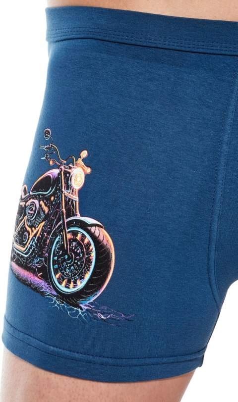 Bokserki męskie z NADRUKIEM szorty bawełniane CORNETTE TATTOO 232 - XXL Bokserki męskie z NADRUKIEM szorty bawełniane CORNETTE TATTOO 232 - XXL