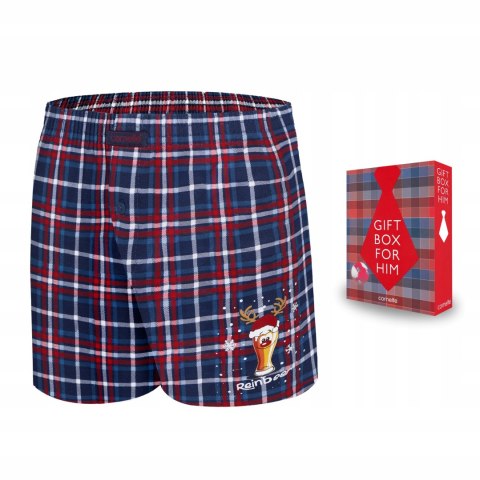 Bokserki świąteczne PREZENT CORNETTE 15/08 - XL Bokserki świąteczne PREZENT CORNETTE 15/08 - XL