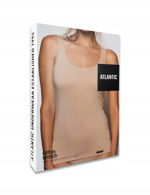 Koszulka damska na ramiączkach bawełniana podkoszulek ATLANTIC 198 - XXL