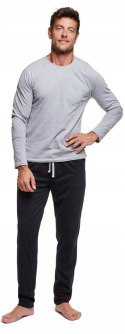 PIŻAMA męska długi rękaw HENDERSON 37295-90x - XXL