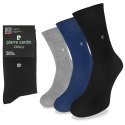 Skarpety męskie garniturowe PIERRE CARDIN 3 PARY - 43-46