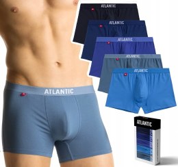 Bokserki męskie 5 PAR sportowe bawełniane ATLANTIC 5SMH-004 - XXL