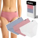 Figi damskie 3 PARY bawełniane majtki ATLANTIC 3LP-211 - XXL