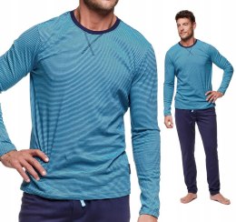 PIŻAMA męska długi rękaw HENDERSON 37299-56X - XXL