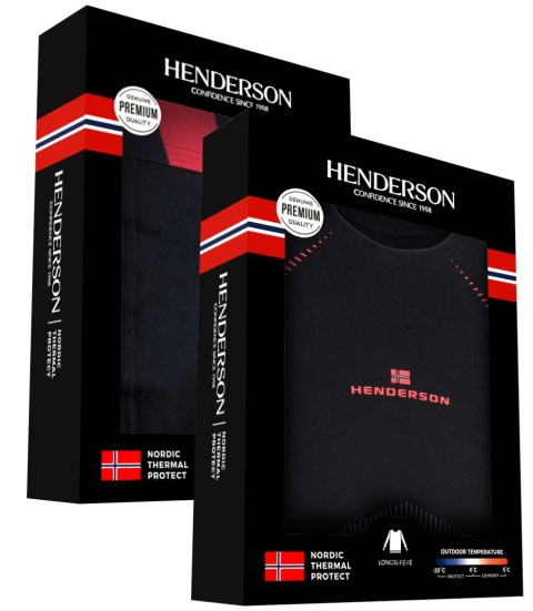 Bielizna męska TERMOAKTYWNA komplet z długim rękawem HENDERSON NORDIC - L Bielizna męska TERMOAKTYWNA komplet z długim rękawem HENDERSON NORDIC - L