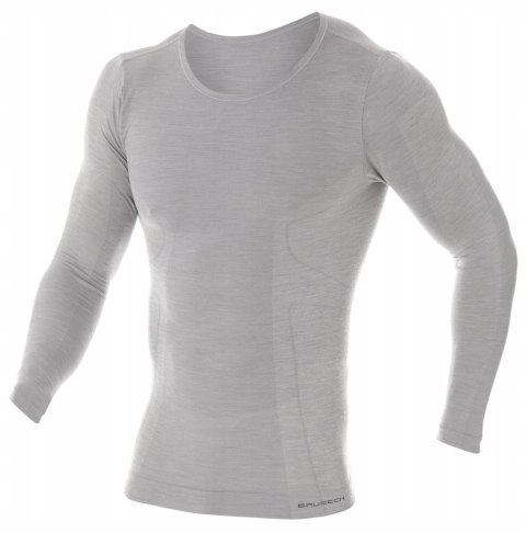 Koszulka męska WEŁNIANA termo BRUBECK LS11600 - L Koszulka męska WEŁNIANA termo BRUBECK LS11600 - L