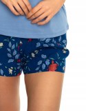 Piżama damska letnia BAWEŁNIANA z krótkim rękawem HENDERSON AVA - XXL