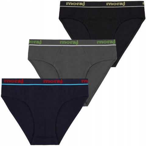 Slipy męskie 100% bawełna majtki MORAJ 3-PAK - 3XL